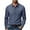 Dark Blue-02, variant on LONKITO Mens Polo Shirts Cotton Linen Long Sleeve Pullover Shirts with Pockets for Casual Business Work