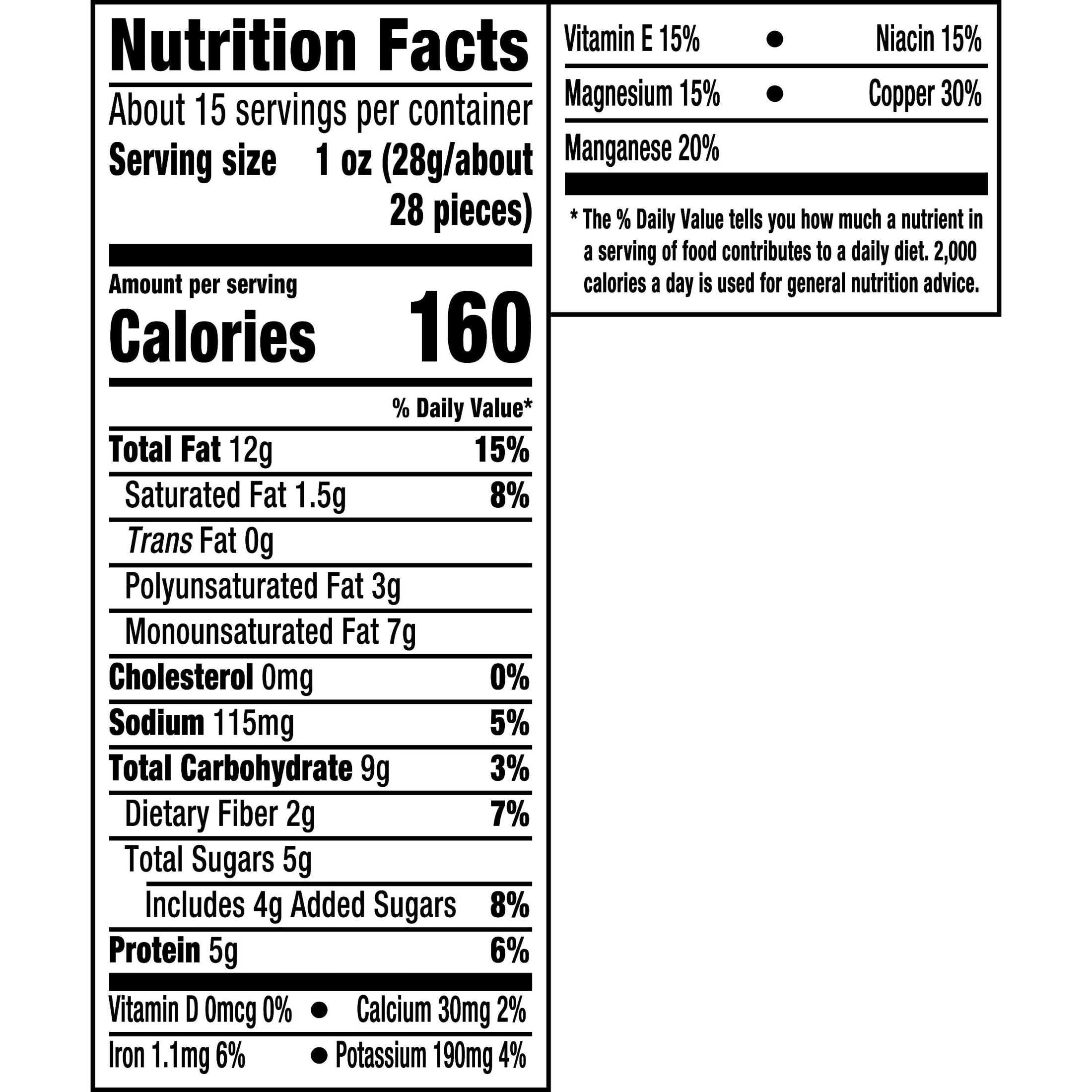 PLANTERS Honey Roasted Mixed Nuts, Party Snacks, Plant-Based Protein, 15 oz Steel Can