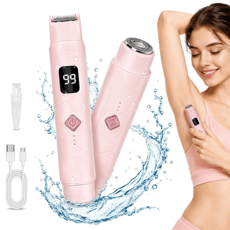 Venus, Female Electric Trimmer, Pubic Hair & Skin Gentle, Wet