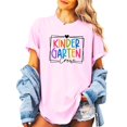 thumbnail image 2 of Kindergarten Crew Shirt for Girls Back to School First Day of Kinder Tee Pink Shirt Large, 2 of 7