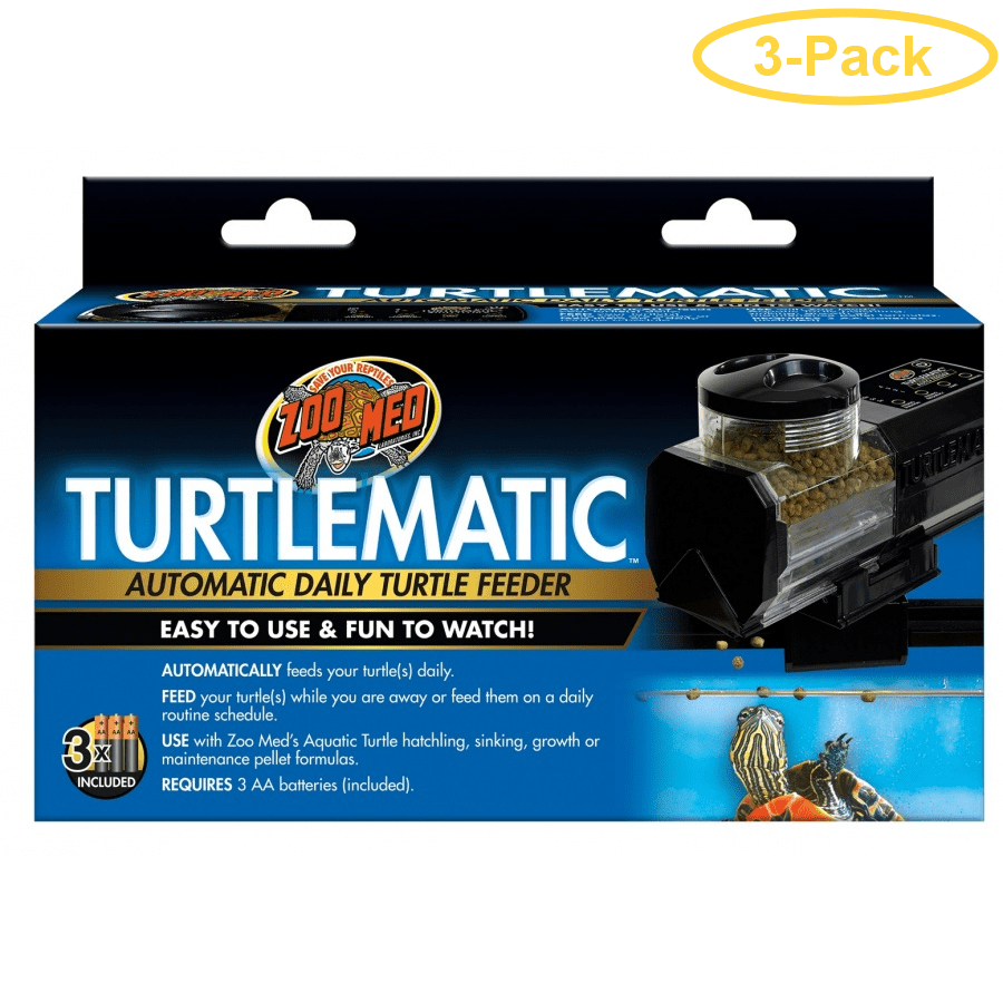 Zoo Med Turtlematic Automatic Daily Turtle Feeder Tf 10 Pack Of