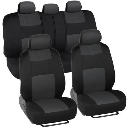 Bdk Polycloth Car Seat Covers 2 Tone Split Bench Easywrap Full