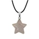 thumbnail image 5 of Collar de piedra natural con forma de estrella para mujer, cadena de clavícula de cuerda de cuero con temperamento femenino, color ámbar, código de producto 57882 Punto negro, 5 of 5