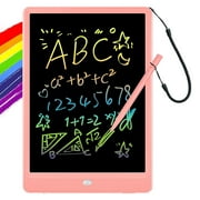 TITOUMI LCD Writing Tablet 10 Inch, Colorful Doodle Board Drawing Tablet, Erasable Reusable Writing Pad, Educational for 3-6 Year Old Girls Boys