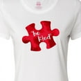 thumbnail image 4 of Inktastic Autism Awareness Be Kind Red Puzzle Piece Women's T-Shirt, 4 of 5