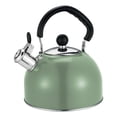thumbnail image 3 of Tetera moderna con silbato fuerte y asa plegable para cocina. Verde, 3 of 9