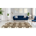 thumbnail image 2 of Linon Home Décor Prisma Area Rug Collection, Brown and White, 8' x 10.33', 2 of 3