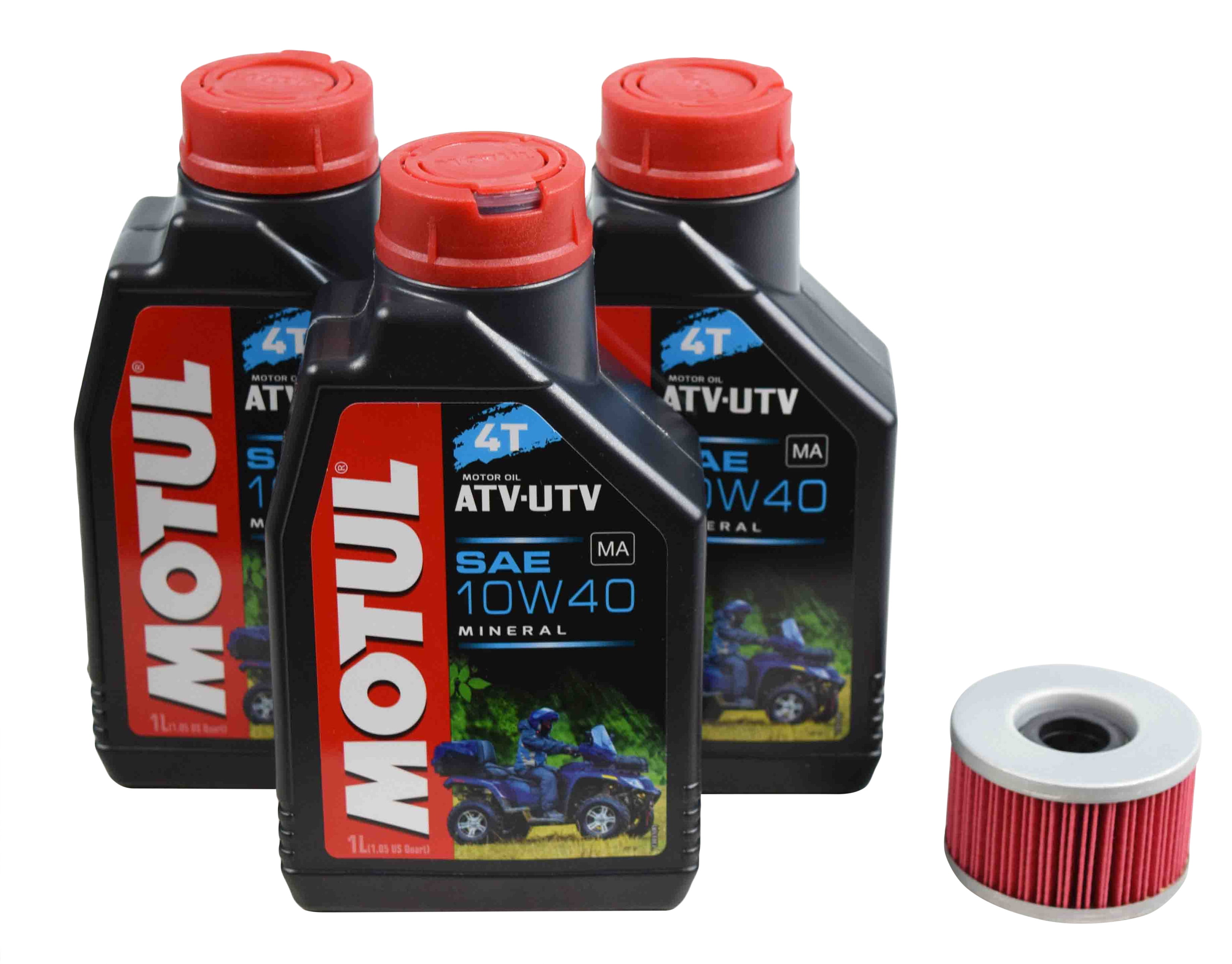Honda TRX650/680 Rincon Mineral Engine Oil Change Kit Motul 10W40 3L K