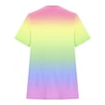 thumbnail image 4 of Xihbxyly Zippered Tops for Women Plus Size V Neck T Shirts Women Short Sleeve Shirt Half Zipper Blouse Loose Comfortable Print Top Blouse Graphic Tee Shirts 2024 Summer Tops #4, 4 of 5