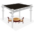 thumbnail image 3 of Shatex Shade Fabric for Pergola/Patio/Garden New Design Shade Panel with Grommets 6x8ft Black, 3 of 7