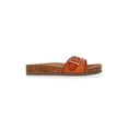 thumbnail image 4 of Time and Tru Women's One Buckle Footbed Slide Sandals, 4 of 8