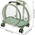 thumbnail image 2 of 1 PCS Breathable Cat Carrier, Cat Carrier with Rolling Wheels, Cat Carrier, Product Size(Excluding Telescopic Handle): 40*27*45cm/15.7*10.6*17.7in, 2 of 8