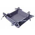 thumbnail image 1 of Mr. MJs Trading AG-45292-8x8 8 x 8 in. Ribbed Table Runner with Tassels Black Check, 1 of 1