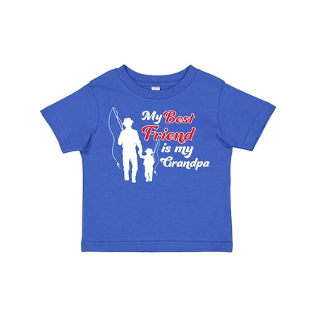 

Inktastic My Best Friend is My Grandpa Gift Toddler Boy or Toddler Girl T-Shirt