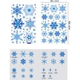 thumbnail image 2 of LINLIN Christmas Window Stickers, 10 Sheets Christmas Elk Snowflake Wall Stickers Christmas Window Decorations DIY Window Door Stickers for Home Shop Party Christmas Decorations, 2 of 7