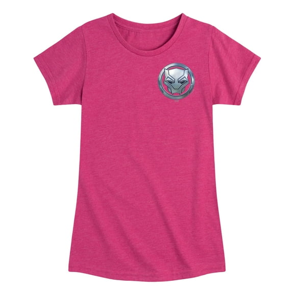 Marvel - Black Panther Circle Logo - Toddler Girls Short Sleeve T-Shirt