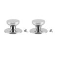 thumbnail image 1 of kurtrusly 2 Pcs Rond et Ne s'Abîme Pas Facilement les Mains Capuchon de Couvercle pour Prise Facile à Confortable Plat (Argent) Trompette, 1 of 6