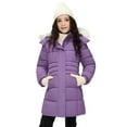 thumbnail image 4 of Wantdo Big Girl's Jacket Quilted Winter Coat Waterproof Jacket Puffer Jacket Light Purple 18/20, 4 of 9