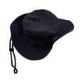 thumbnail image 2 of Delayuji Hiking Hat for Women Western Cowboy Boonie Hybrid Stretch Large Wide Brim UV Sun Block Packable Gentle Hand Wash Camping Outdoor Summer Fisherman Hat, 2 of 3
