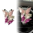 thumbnail image 3 of Air Freshener Butterfly Car-Styling Car Perfume Natural Smell Decoration Clip Pink Fangkenuo, 3 of 8