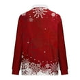 thumbnail image 5 of WXLWZYWL Mens Christmas Sweatshirt Trendy Quarter Zipper Stand Collar Pullover Tops Fall Winter Fashion Print Sweatshirts, 5 of 5