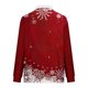 thumbnail image 5 of Sudadera sin capucha para hombre, informal, a la moda, con cuello alto, estampado navideño, cremallera, jersey de manga larga, blusa de poliéster para hombre, 5 of 5