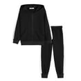 thumbnail image 6 of Arshiner Girls' Athletic Clothing Sets Long Sleeve Black Sweatshirt and Sweatpants Fall Outfits Sweatsuits Sets 5-6 Years, 6 of 8