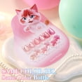 thumbnail image 4 of Set de esmaltes de uñas en gel Double Rhythm Cat Eye, 15 ml x 6 unidades, color rosa, 4 of 9
