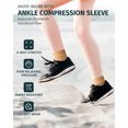 thumbnail image 5 of 2 Pairs Open Toe Adjustable Ankle Brace Compression Sleeves with Arch Support for Women & Men , Relief for Swelling, Plantar Fasciitis, and Sprains – Step into Comfort and Stability, 5 of 6