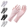 thumbnail image 2 of Thin Full Finger Uv Protection Gloves Women, Breathable Touchscreen Upf Driving Gloves Sun Protection, 2 of 7
