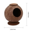 Qumonin Pet Outdoor Cooling House & Toys for Guinea Pigs, Hamsters