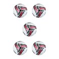 thumbnail image 1 of mmirethe Durable And Lightweight Official Size 5 Football For Training Gift Choice Three leaf style red 4 5Set, 1 of 6