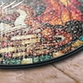 thumbnail image 3 of Majestic Dragon Stained Glass Window Panel with Fiery Wings Sitting on Books, Perfect for Fantasy Lovers and Unique Home Decor 1840694920, 3 of 4