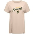 thumbnail image 2 of Women's Levelwear Khaki Milwaukee Brewers Influx Sizzle T-Shirt, 2 of 3