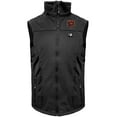 thumbnail image 3 of Men's ActionHeat  Black Chicago Bears 5V Softshell Battery Heated Full-Zip Vest, 3 of 7