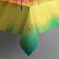 thumbnail image 5 of Colorful Rainbow Tie Dye Spiral Pattern Square Tablecloth,Waterproof Square Table Cover,Wipeable Spillproof Washable Table Cover for Home Kitchen Party Decor 42"X42"(107x107cm), 5 of 6