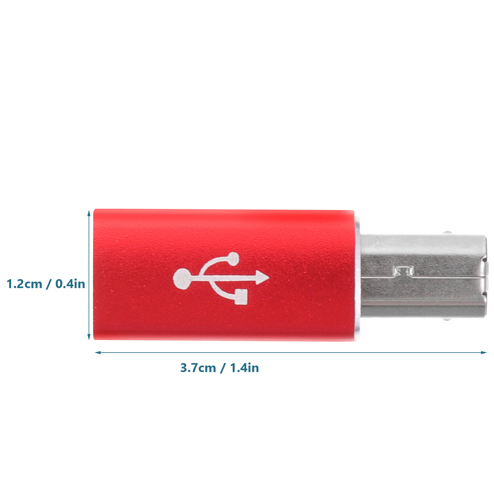 TypeC Female to Male Metal Convert Adapter Printers TypeC to USB