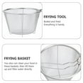 thumbnail image 6 of Raindrops 2-Pack Stainless Steel Multipurpose Frying Basket with Quick Drainage Holes for Efficient Cooking, 6 of 7
