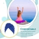 thumbnail image 3 of Qarigey Turbante tejido nudo estilo étnico musulmán Hijab sombrero Donut cubierta diadema gorras Bonnet decoración del cabello para Sombreros azul real, 3 of 6