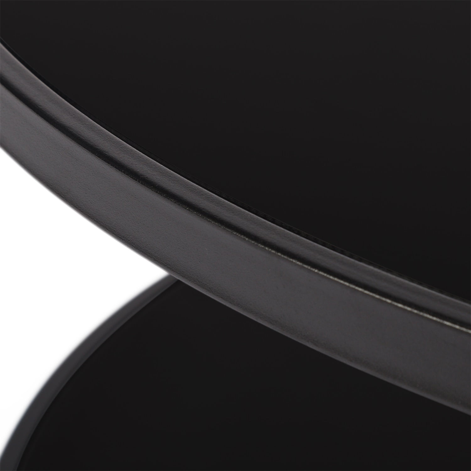Kadyn 17.7" Round End Table, Glass Side Table for Living Room, Sofa Side End Tables for Small Spaces, Black Kadyn 17.7" Round End Table, Glass Side Table for Living Room, Sofa Side End Tables for Small Spaces, Black