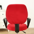 thumbnail image 3 of Moonsaad Stretch Office Computer Rotating Chair Split Cover, Spandex Seat Cover Chair Protector Slipcover, 3 of 8