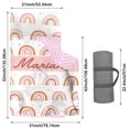 thumbnail image 2 of AOLOA Toddler Nap Mat with Pillow and Blanket, Personalized Name Toddler Sleep Mat, Extra Large Rolled Napping Mats, Washable, Light, for Kids Girls Daycare Preschool Travel（Rainbow）(Fixed Size), 2 of 7