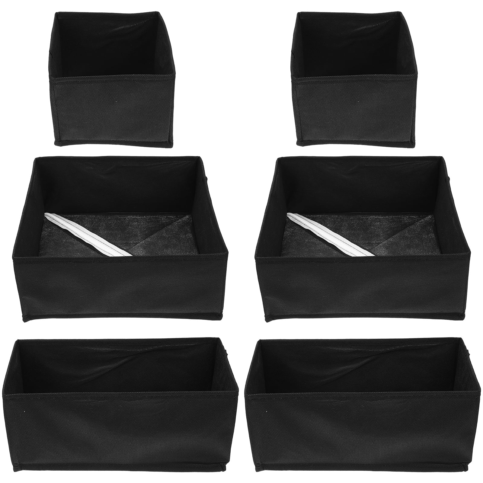 NUOLUX Drawer Closet Organizer Clothesfoldable Boxes Bin