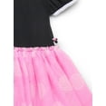 thumbnail image 2 of Minnie Mouse Toddler Girls Cosplay Tutu Dress with Puff Sleeves, Sizes 12M-5T, 2 of 10