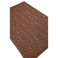 thumbnail image 4 of Furnish My Place Modern Indoor/Outdoor Commercial Solid Color Rug - Rust, 3' x 10', Runner, Pet and Kids Friendly Rug. Made in USA, Area Rugs Great for Kids, Pets, Event, Wedding, 4 of 5