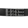 thumbnail image 4 of Correa de transmisión de goma negra Uxcell B914/B36 Drive V Belt Inner Girth 1 pieza, 4 of 5