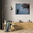 thumbnail image 3 of Rita Crane 40x28 Gallery Wrapped Canvas Wall Art Titled - Evening Gondoliers IV, 3 of 4