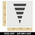 thumbnail image 2 of Thick Striped Pennant DIY Cookie Wall Craft Stencil - 3.5 Inch, 2 of 5