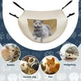 thumbnail image 4 of Summer Pet Cat Hammock Sandwich Mesh Thickened Breathable Pad Size 13.77x9.8x7 Inches (Beige), 4 of 6