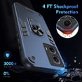 thumbnail image 3 of Fashion Case with Holder Stander Kickstand Drop Resistant Shockproof Case For Motorola Edge 2024 For Moto Edge 2024, 3 of 7